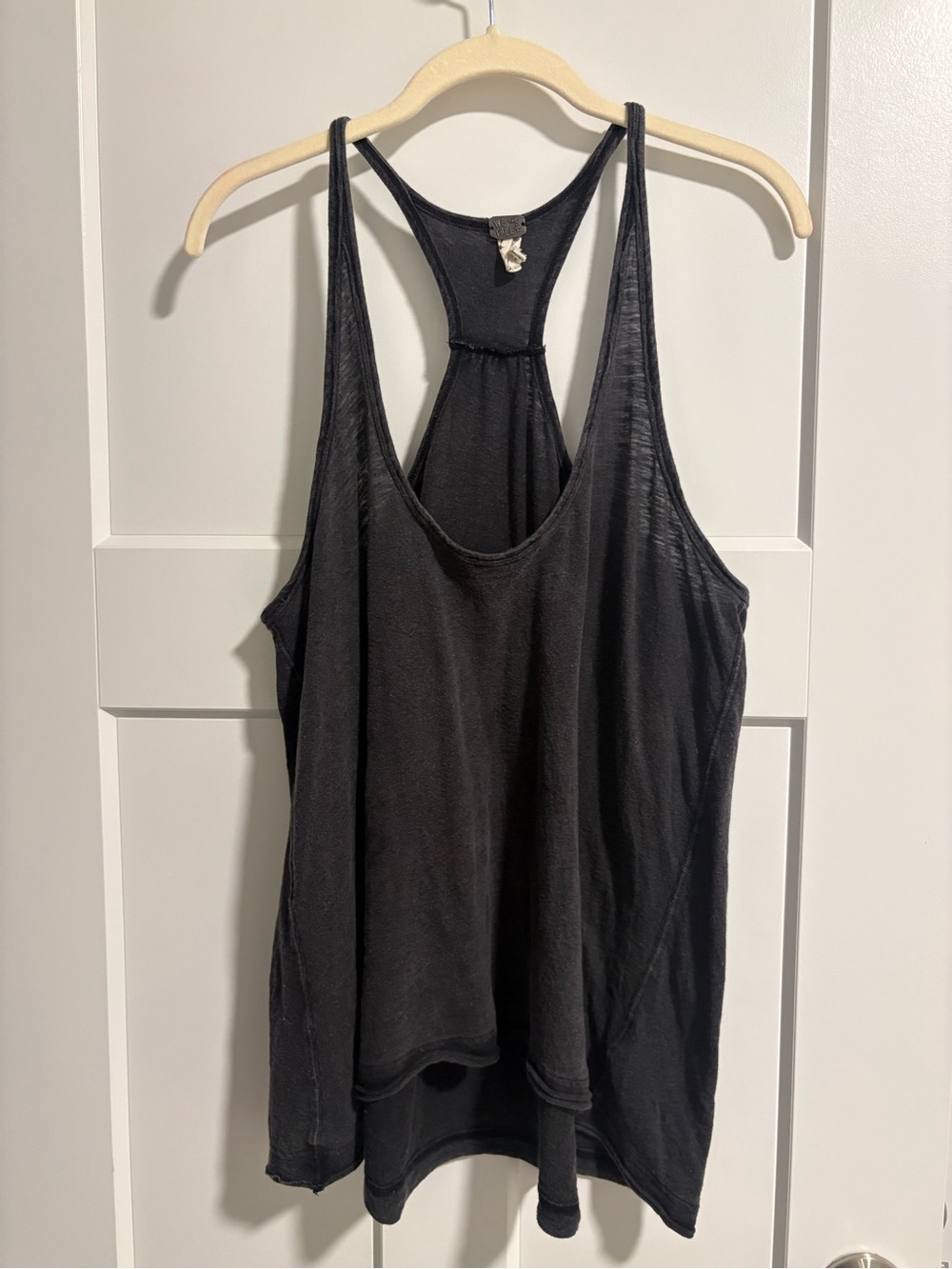 We The Free FP Black Racerback Women's Tank Top